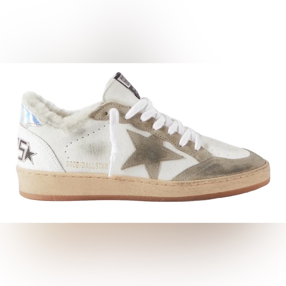 Golden Goose Ballstar Shearling Lined Sneakers